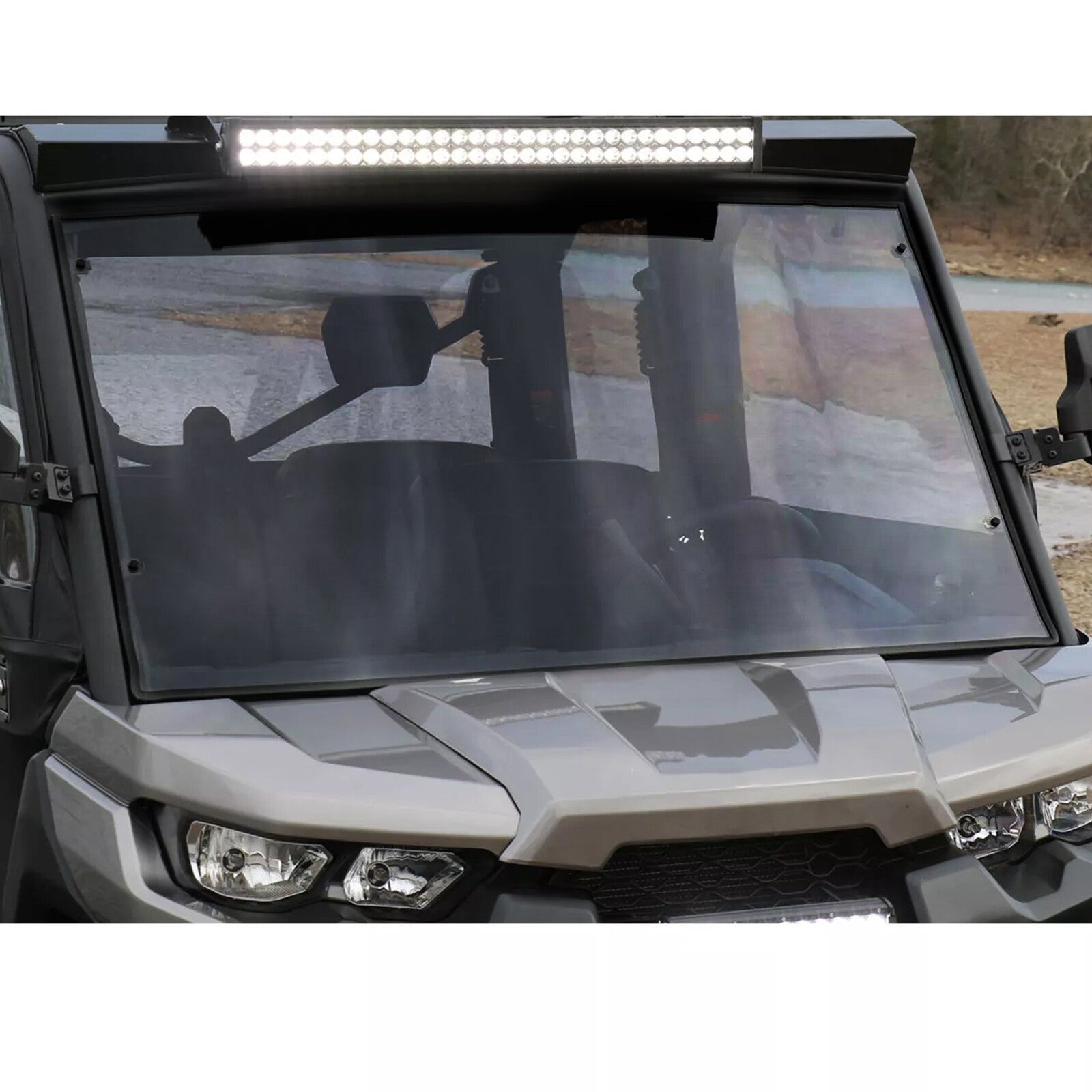 Clear Front Full Windshield For 2016-2023 Can-Am Defender HD5 HD7 HD8 HD9 HD10