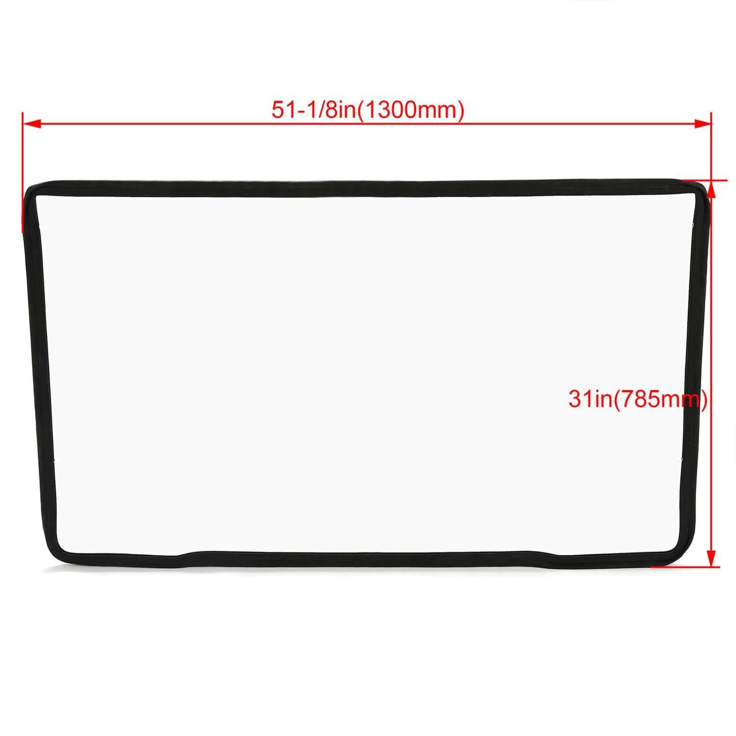 Clear Front Full Windshield For 2016-2023 Can-Am Defender HD5 HD7 HD8 HD9 HD10