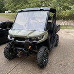 Clear Front Full Windshield For 2016-2023 Can-Am Defender HD5 HD7 HD8 HD9 HD10