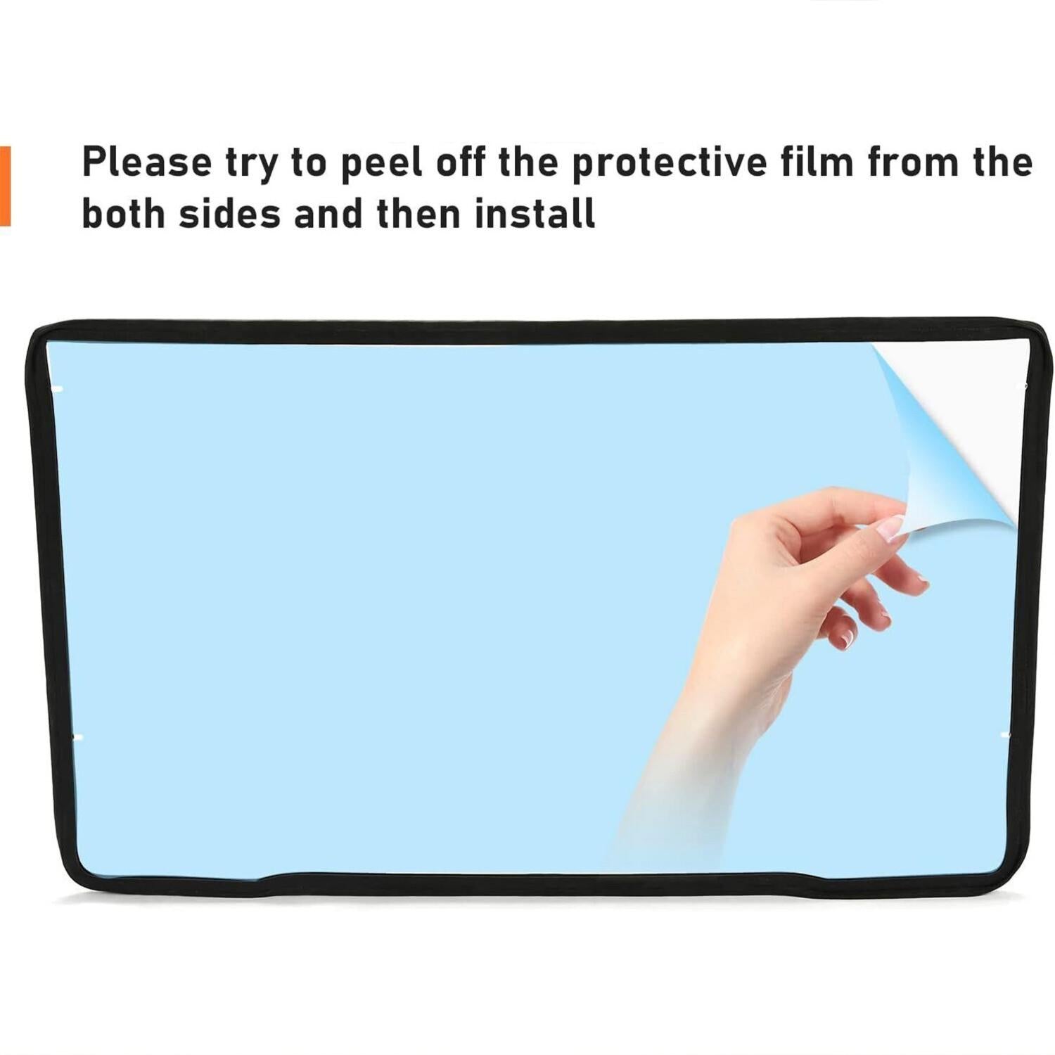 Clear Front Full Windshield For 2016-2023 Can-Am Defender HD5 HD7 HD8 HD9 HD10