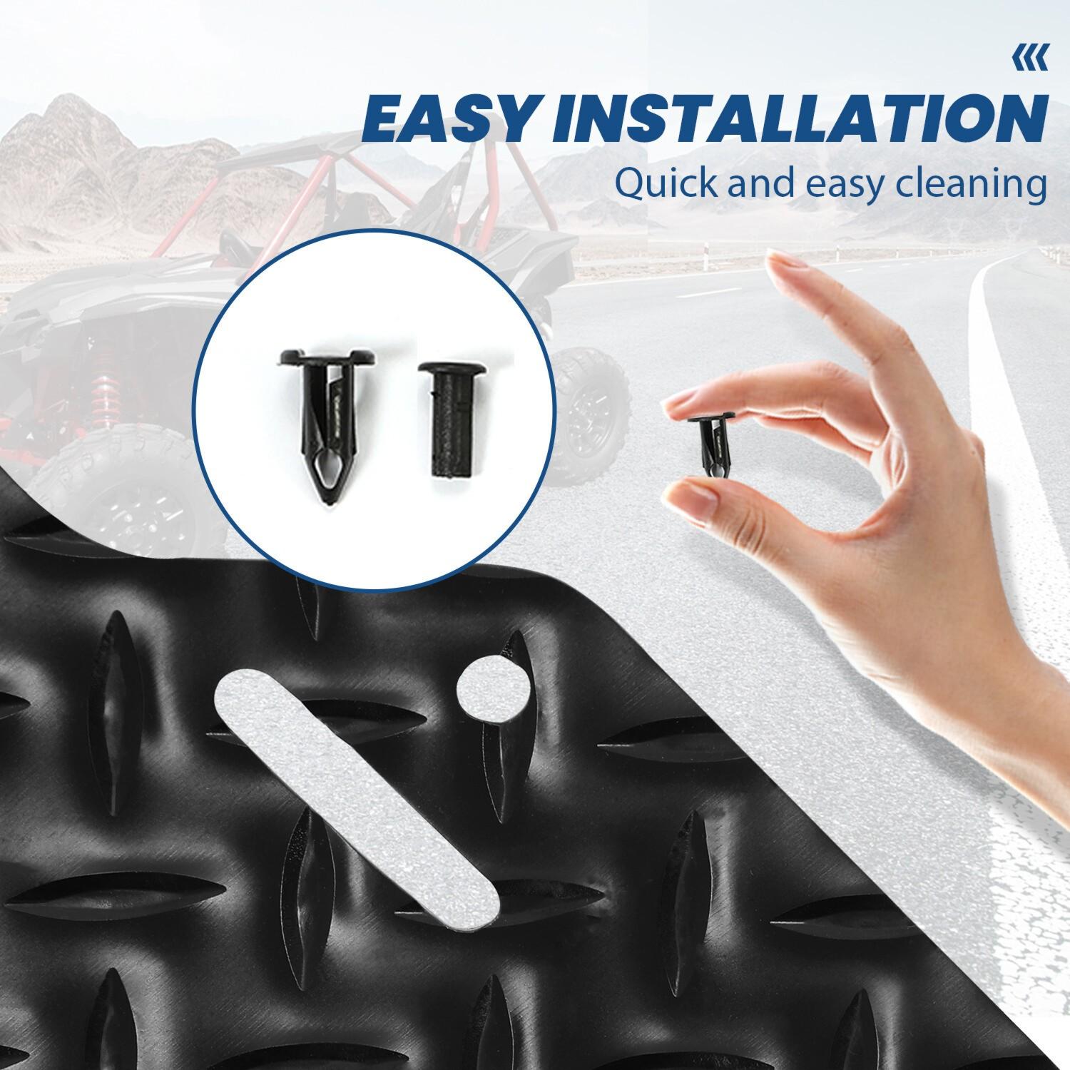 Front & Rear Mud Guard Dust Shield Set For 2019-2022 Honda Talon 1000 R/X/X-4