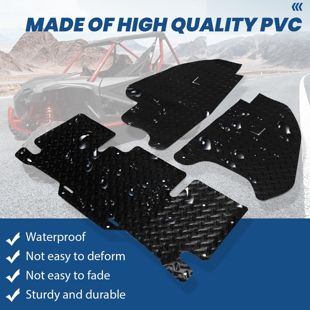Front & Rear Mud Guard Dust Shield Set For 2019-2022 Honda Talon 1000 R/X/X-4