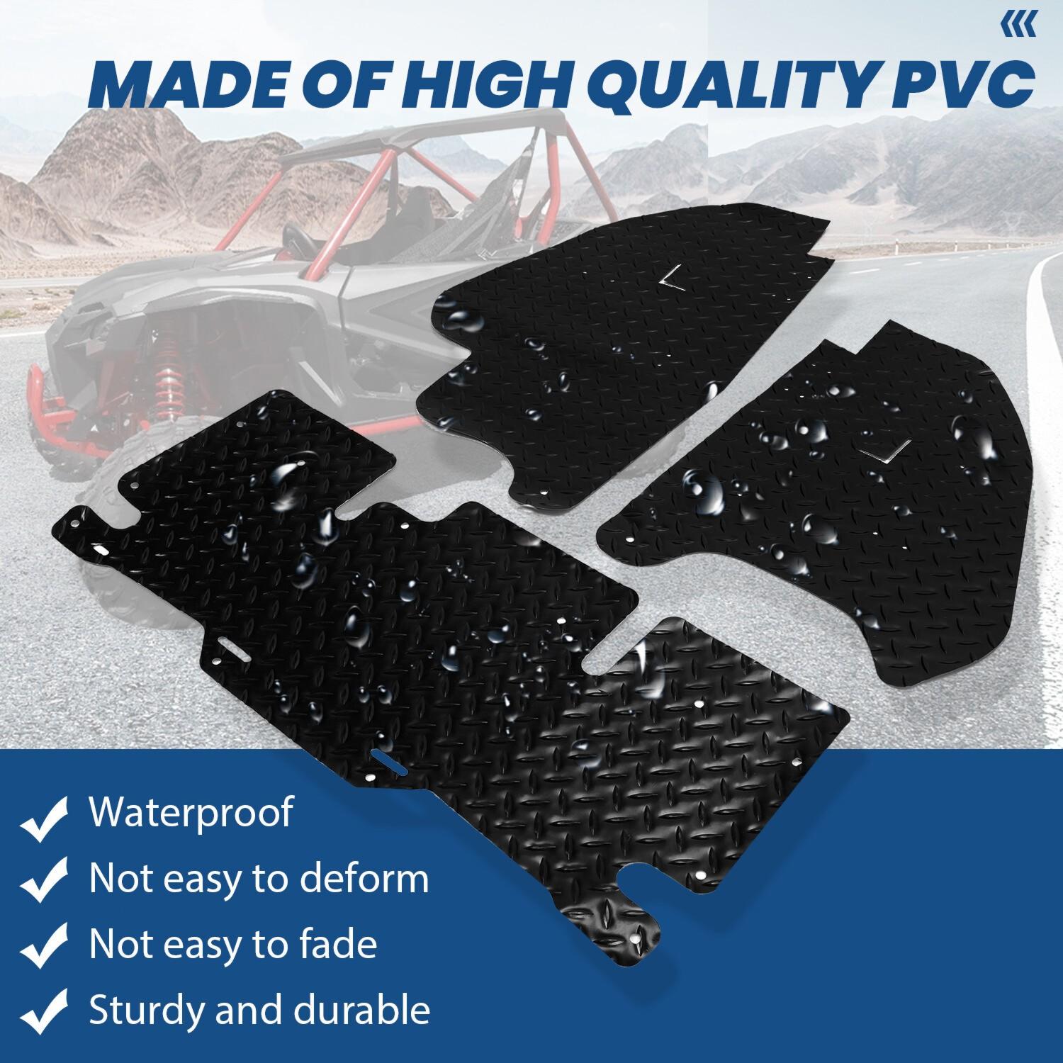 Front & Rear Mud Guard Dust Shield Set For 2019-2022 Honda Talon 1000 R/X/X-4