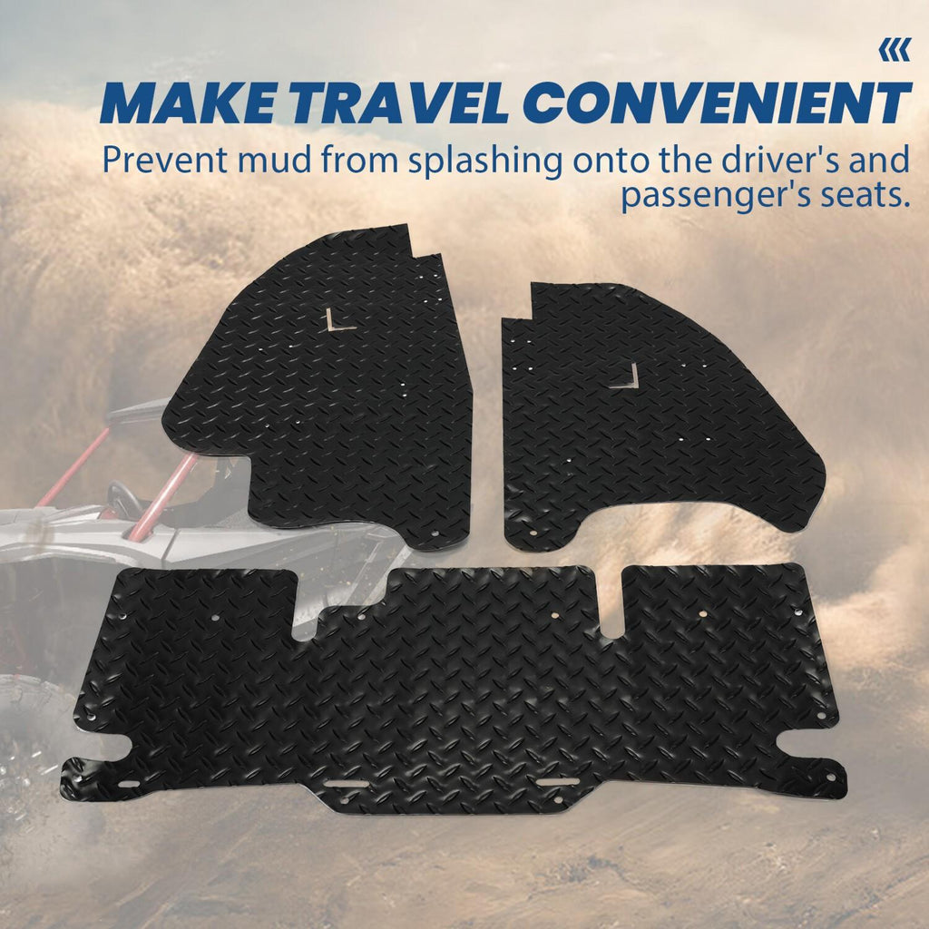 Front & Rear Mud Guard Dust Shield Set For 2019-2022 Honda Talon 1000 R/X/X-4