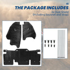 Front & Rear Mud Guard Dust Shield Set For 2019-2022 Honda Talon 1000 R/X/X-4