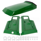 For John Deere 415 425 445 455 Side Panels Kit+Upper Hood for AM128986 AM128983
