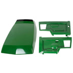 For John Deere 415 425 445 455 Side Panels Kit+Upper Hood for AM128986 AM128983