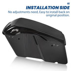 Vivid Black Hard Saddlebag Bags For Harley Davidson Road Street Glide 1994-2013