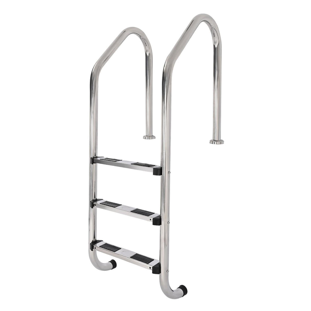 3 Non-Slip Step Ladder 304 Stainless Steel Ladder for Swimming Pool In-Ground