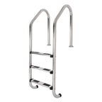 3 Non-Slip Step Ladder 304 Stainless Steel Ladder for Swimming Pool In-Ground