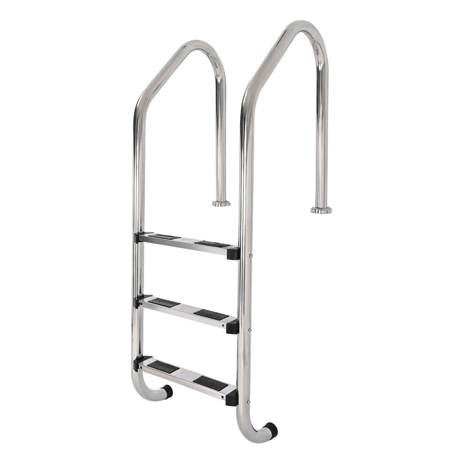 3 Non-Slip Step Ladder 304 Stainless Steel Ladder for Swimming Pool In-Ground