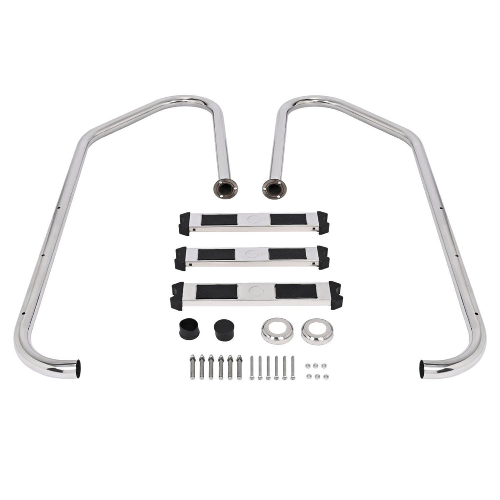 3 Non-Slip Step Ladder 304 Stainless Steel Ladder for Swimming Pool In-Ground