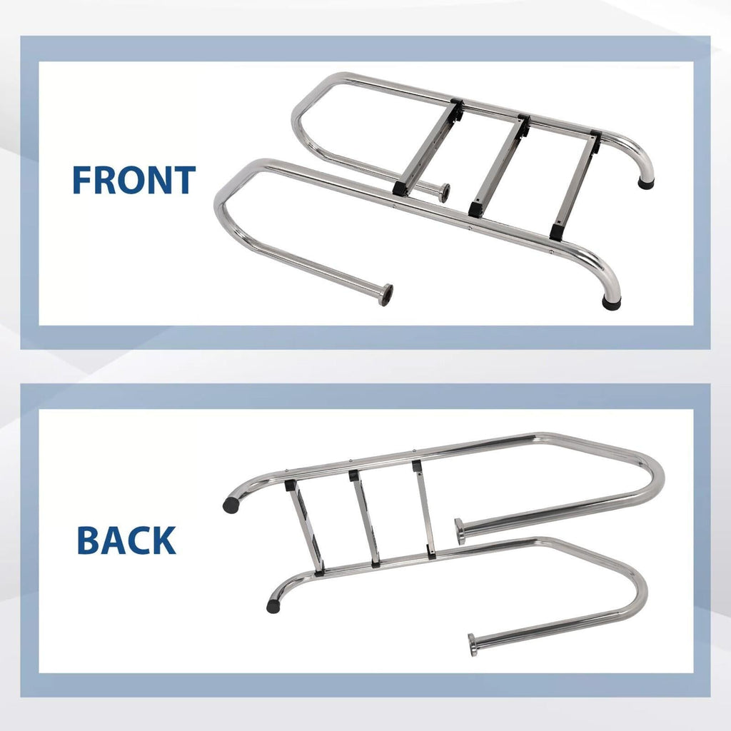 3 Non-Slip Step Ladder 304 Stainless Steel Ladder for Swimming Pool In-Ground