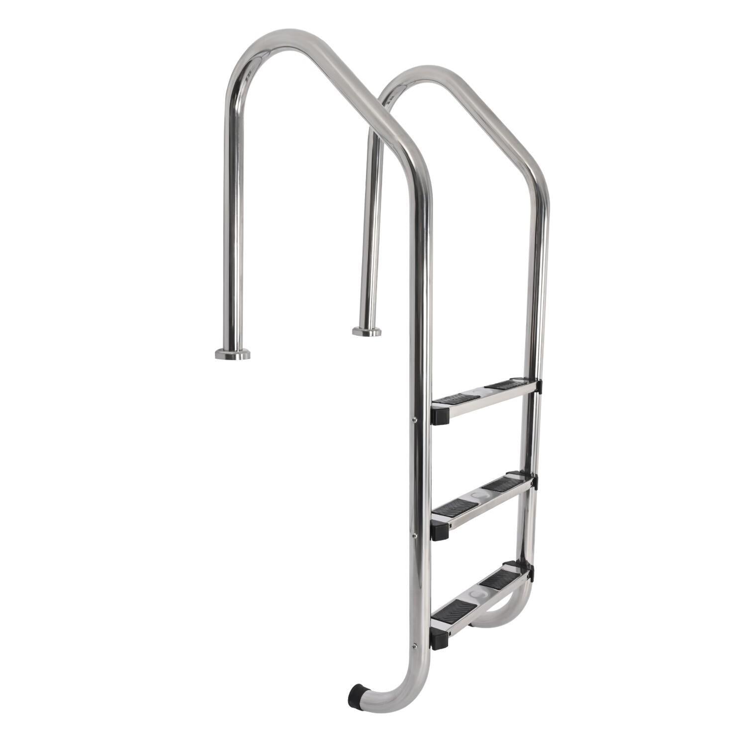 3 Non-Slip Step Ladder 304 Stainless Steel Ladder for Swimming Pool In-Ground