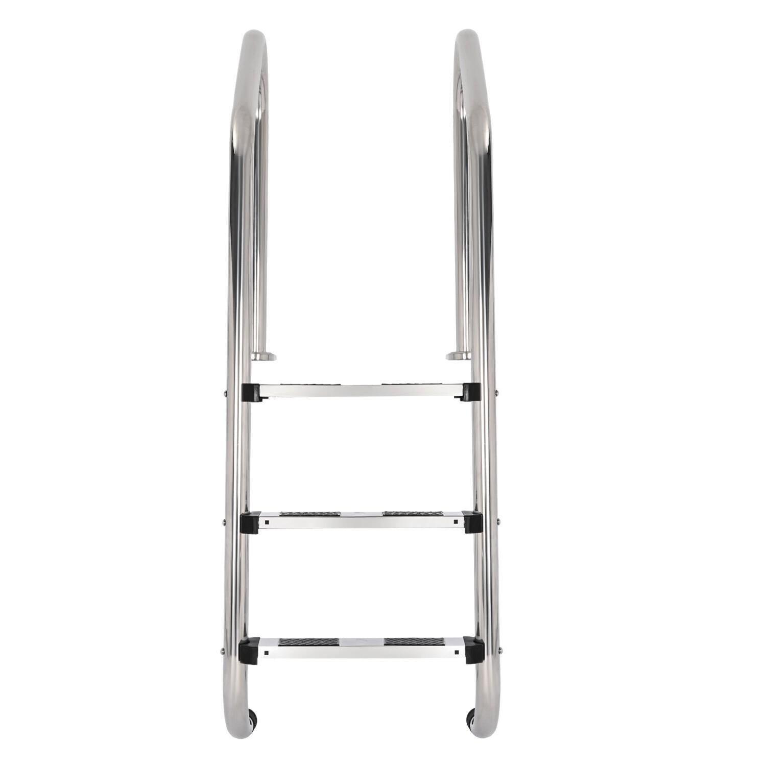3 Non-Slip Step Ladder 304 Stainless Steel Ladder for Swimming Pool In-Ground