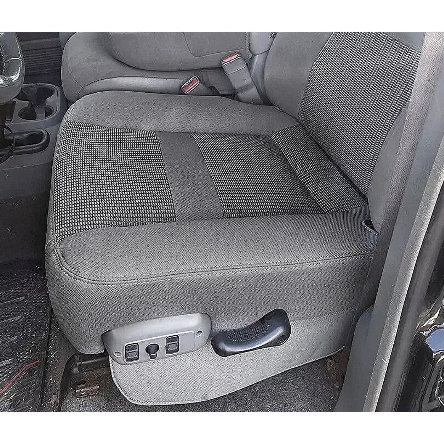 For Dodge Ram 1500 06 07 08 09 10 Gray Front Driver Bottom Side Seat Cover Cloth