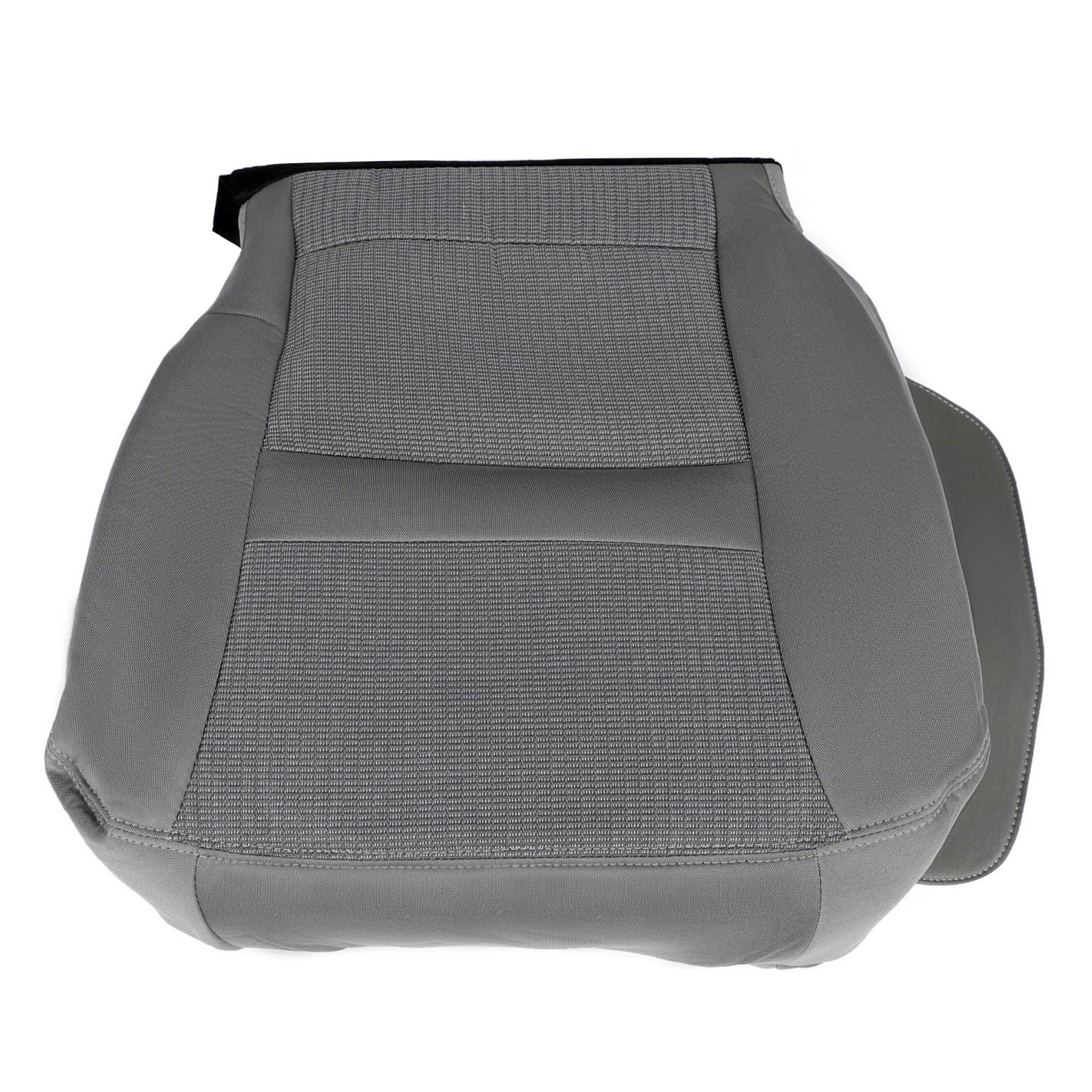 For Dodge Ram 1500 06 07 08 09 10 Gray Front Driver Bottom Side Seat Cover Cloth