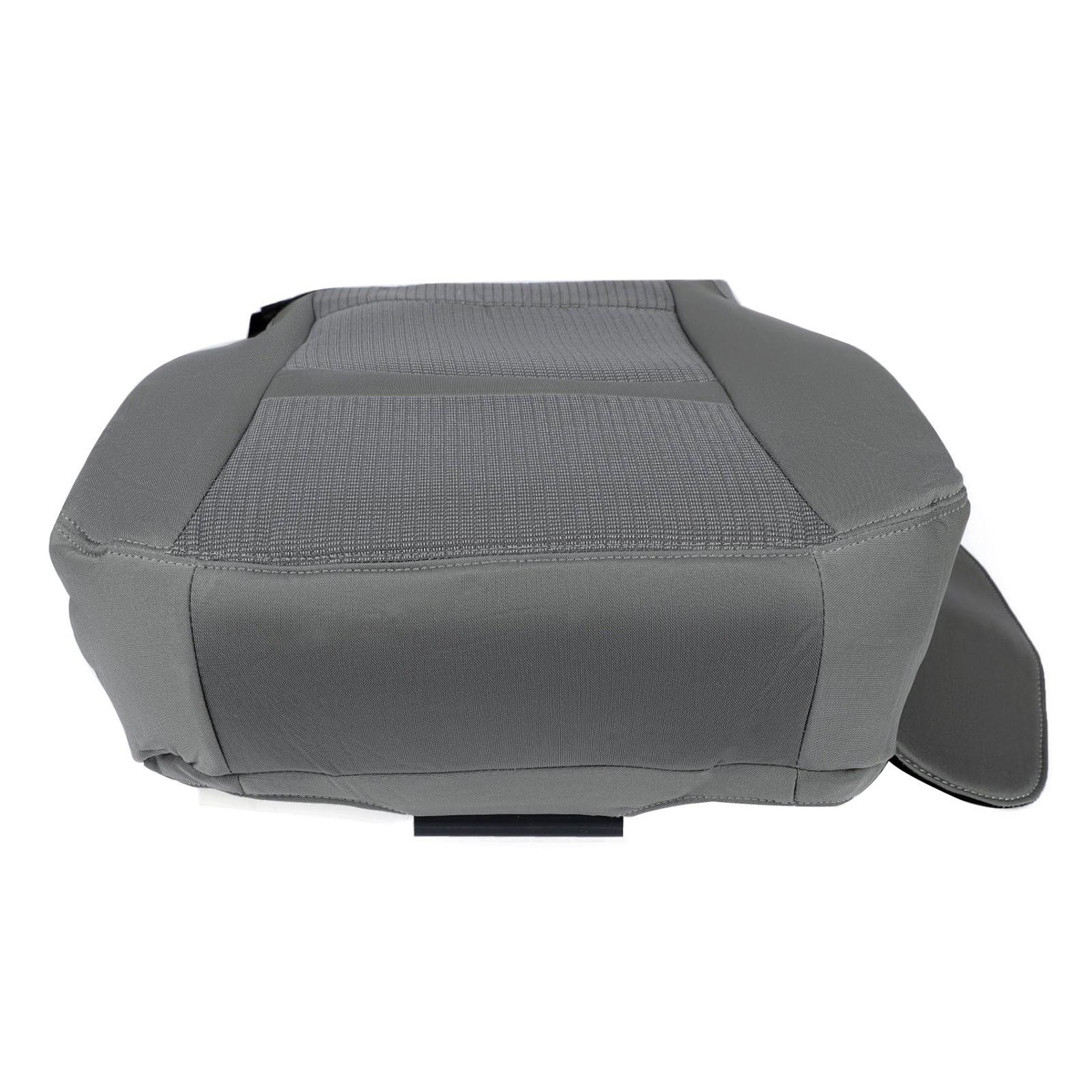 For Dodge Ram 1500 06 07 08 09 10 Gray Front Driver Bottom Side Seat Cover Cloth