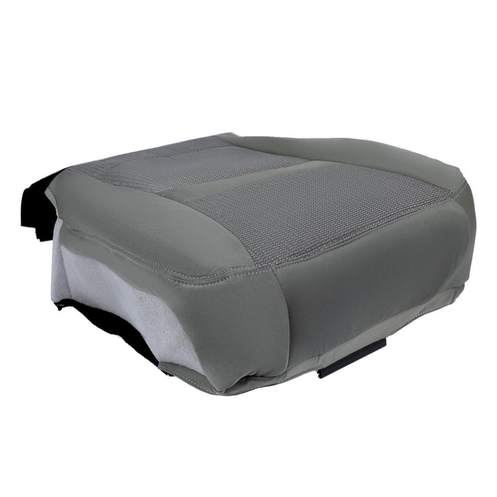 For Dodge Ram 1500 06 07 08 09 10 Gray Front Driver Bottom Side Seat Cover Cloth