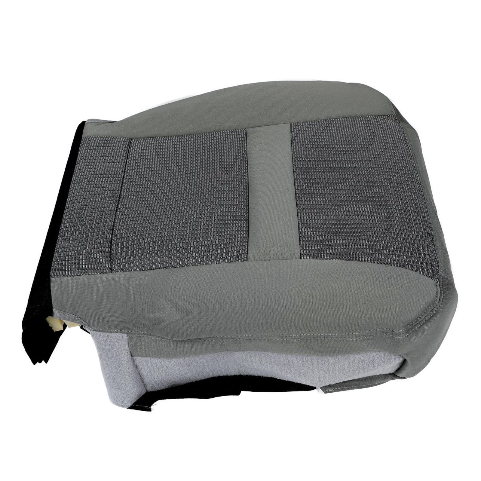 For Dodge Ram 1500 06 07 08 09 10 Gray Front Driver Bottom Side Seat Cover Cloth