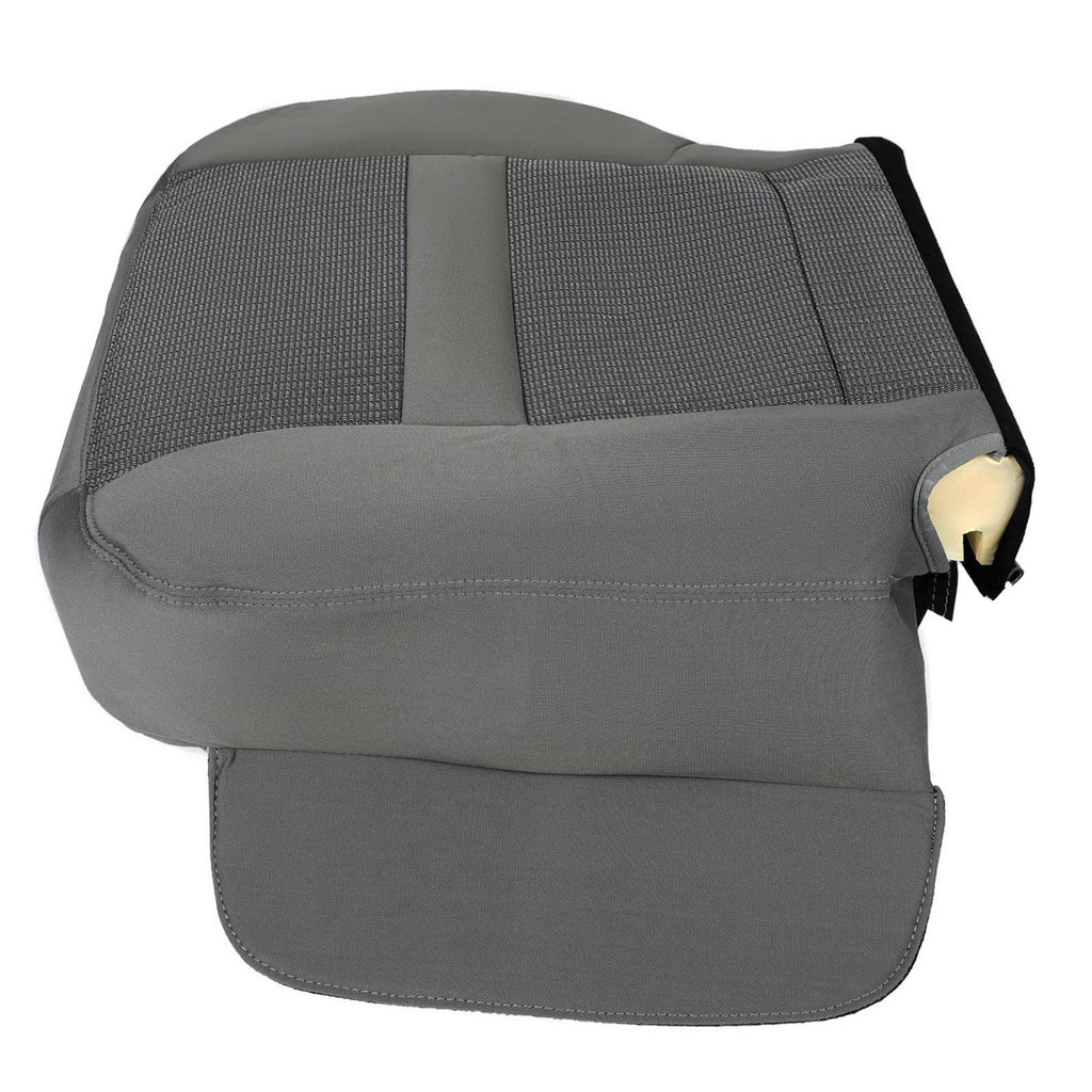 For Dodge Ram 1500 06 07 08 09 10 Gray Front Driver Bottom Side Seat Cover Cloth