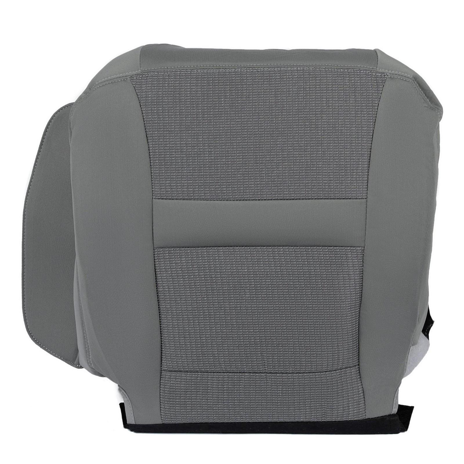 For Dodge Ram 1500 06 07 08 09 10 Gray Front Driver Bottom Side Seat Cover Cloth