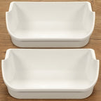 (2 pack) White Gallon Door Bin For Frigidaire Refrigerator AP2116036 # 240356401