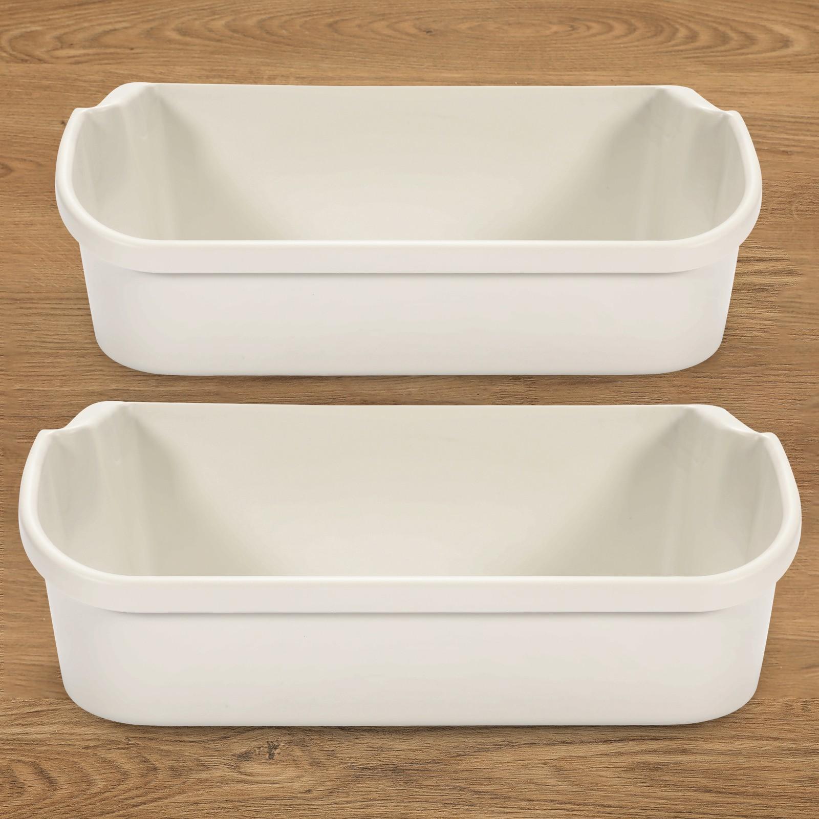 (2 pack) White Gallon Door Bin For Frigidaire Refrigerator AP2116036 # 240356401
