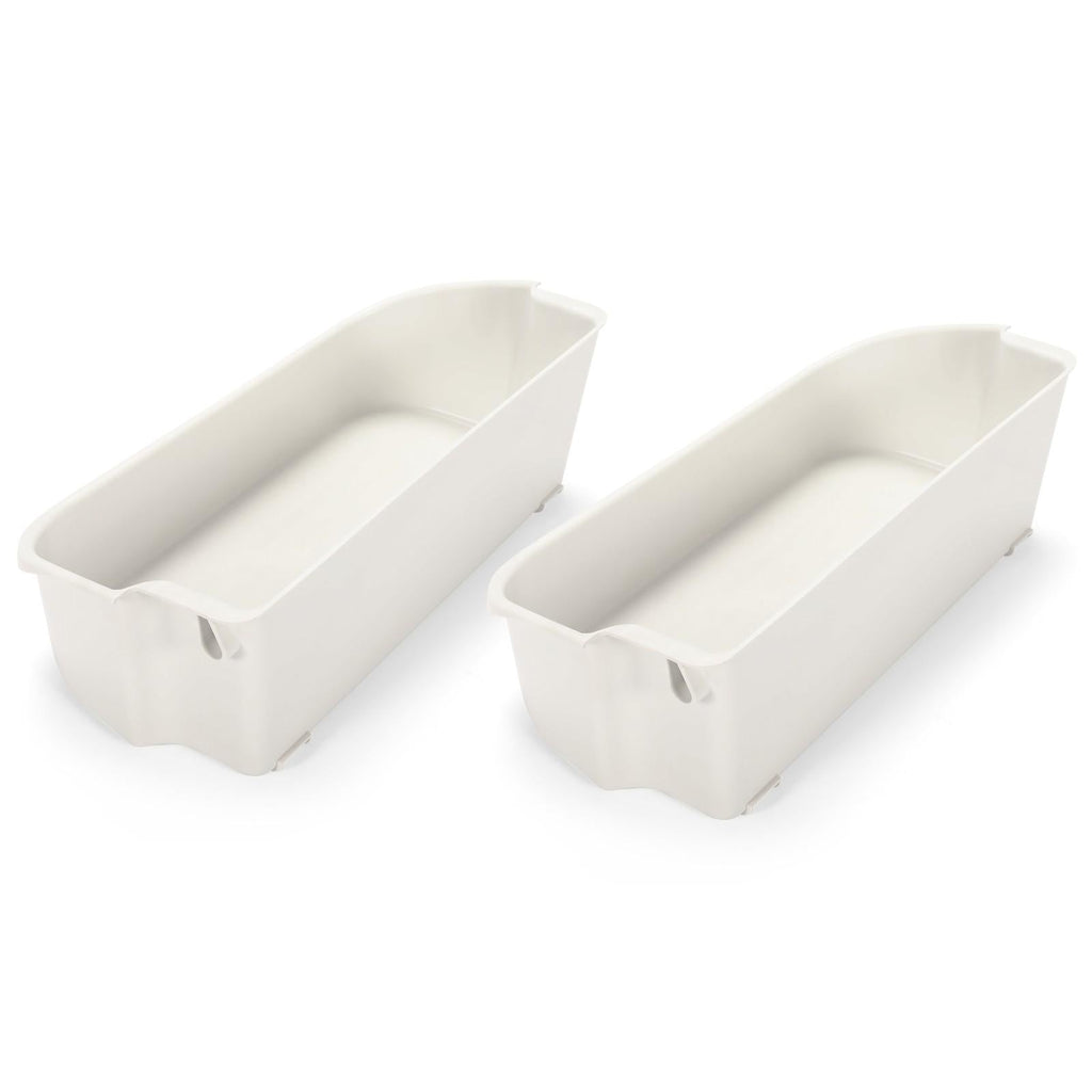 (2 pack) White Gallon Door Bin For Frigidaire Refrigerator AP2116036 # 240356401