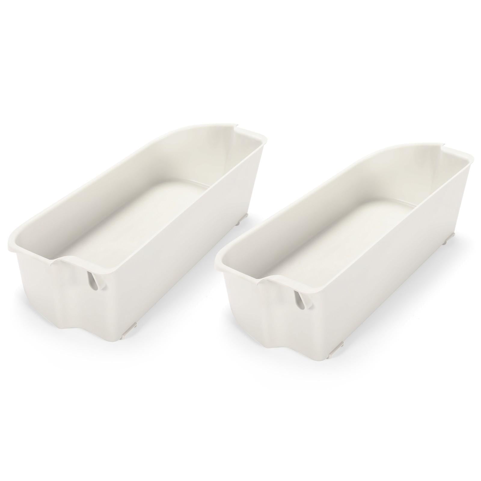 (2 pack) White Gallon Door Bin For Frigidaire Refrigerator AP2116036 # 240356401