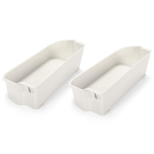 (2 pack) White Gallon Door Bin For Frigidaire Refrigerator AP2116036 # 240356401
