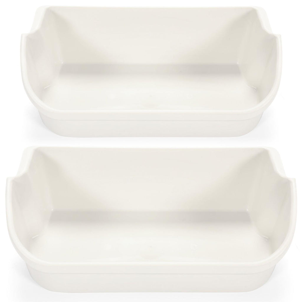 (2 pack) White Gallon Door Bin For Frigidaire Refrigerator AP2116036 # 240356401
