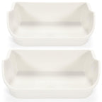(2 pack) White Gallon Door Bin For Frigidaire Refrigerator AP2116036 # 240356401
