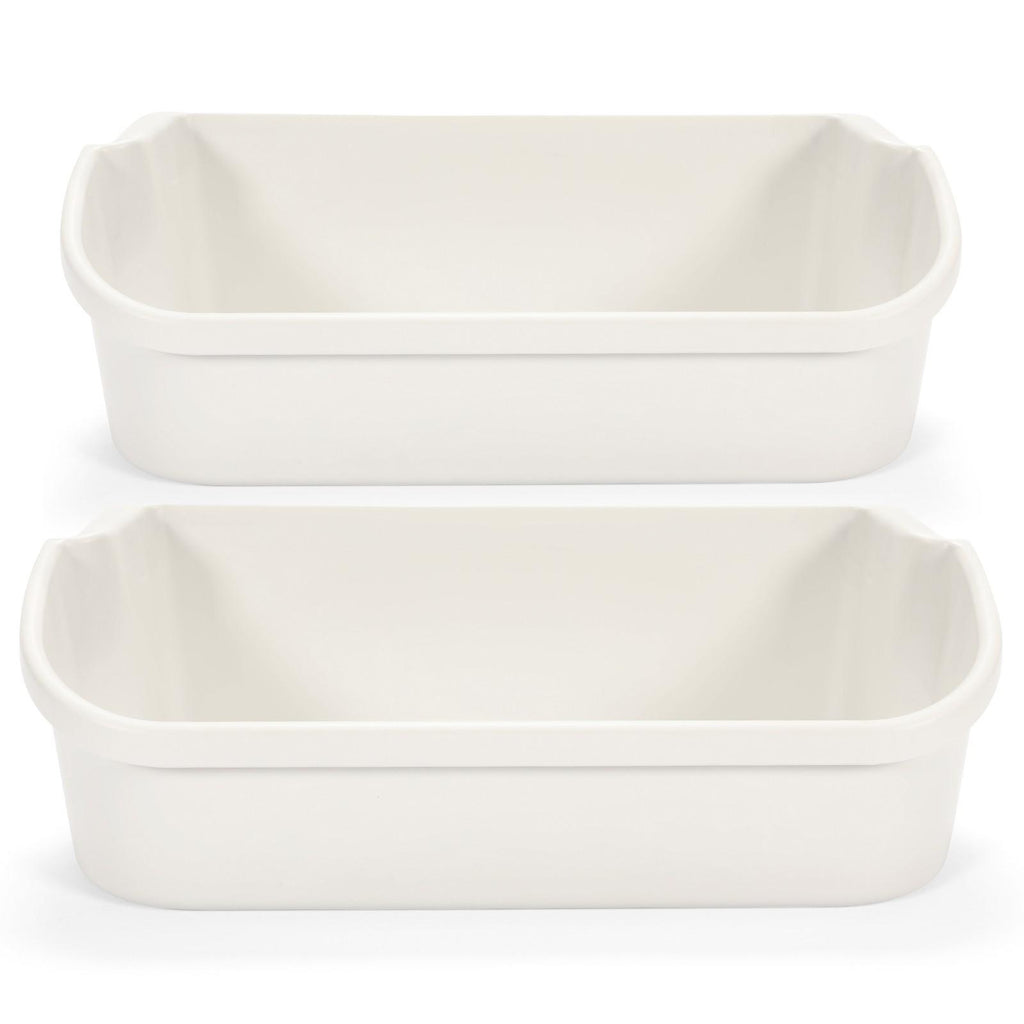 (2 pack) White Gallon Door Bin For Frigidaire Refrigerator AP2116036 # 240356401
