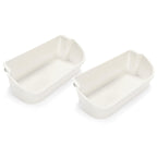 (2 pack) White Gallon Door Bin For Frigidaire Refrigerator AP2116036 # 240356401