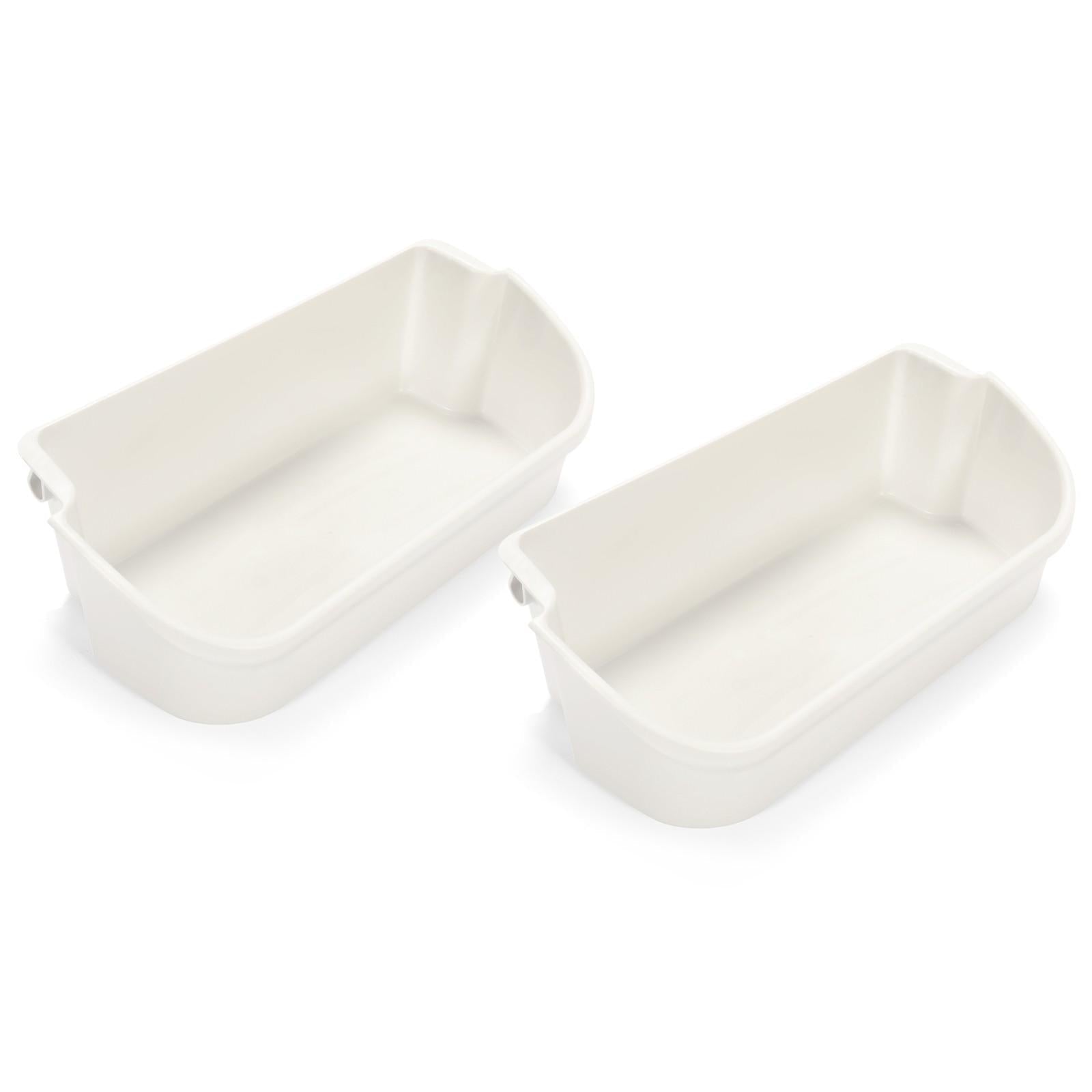 (2 pack) White Gallon Door Bin For Frigidaire Refrigerator AP2116036 # 240356401
