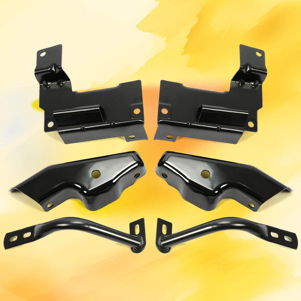 For Chevrolet Silverado 2003-2006 Bumper Bracket 1500 2500 Front LH & RH 6PC
