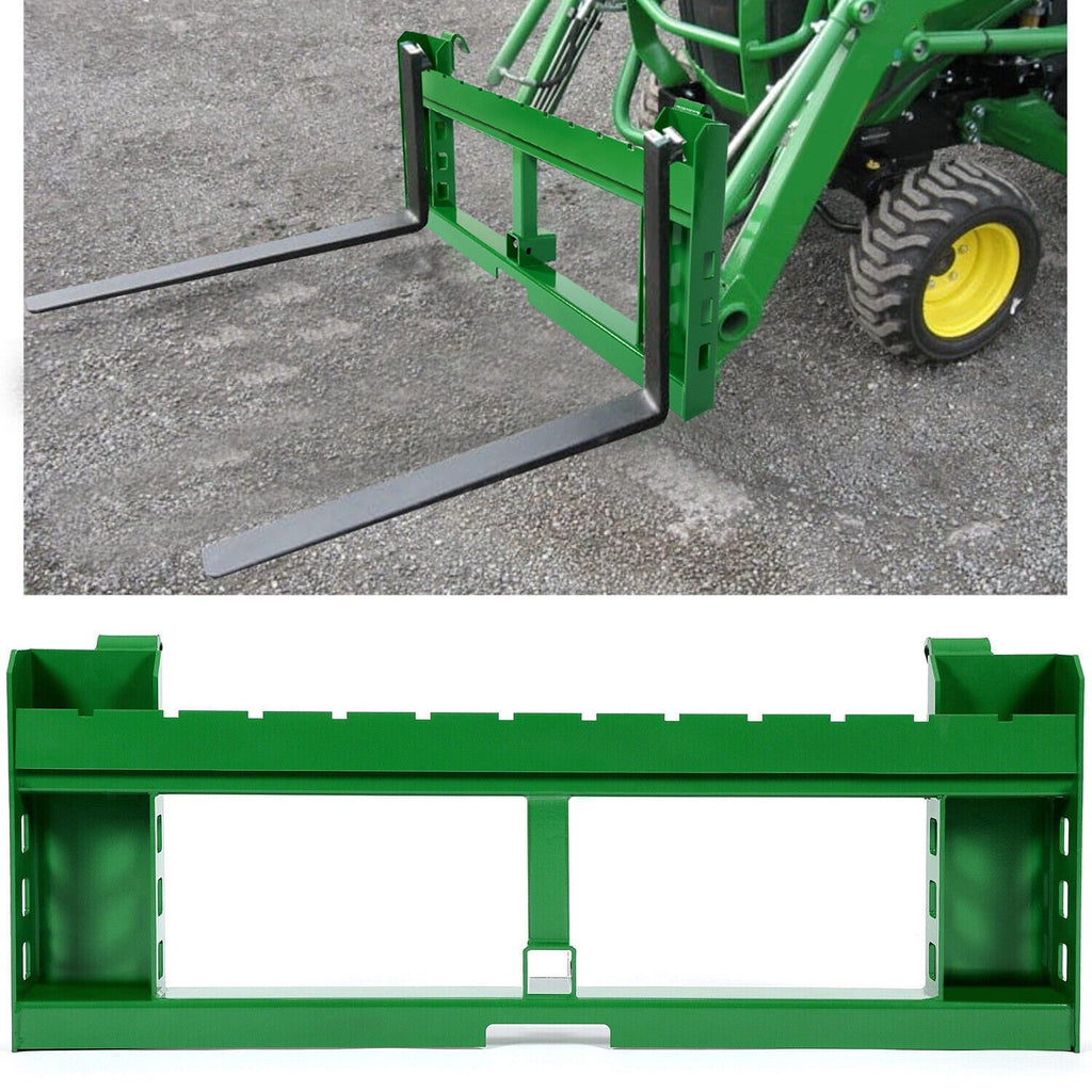 Pallet Fork Frame Attachments 50" Fits John Deere 200 Skid Steer Loaders 4000lbs