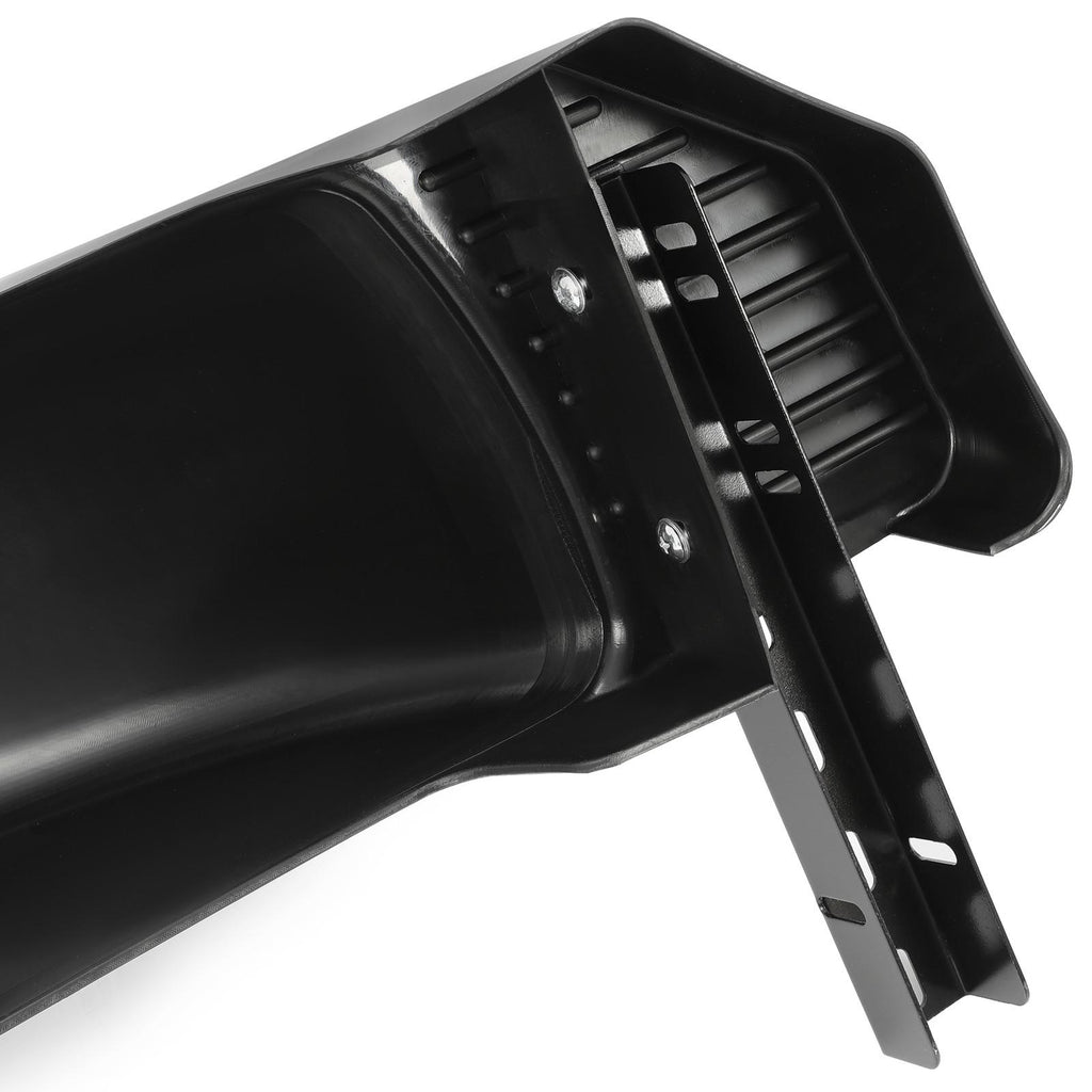 Glossy Black 2 SINGLE AXLE TRAILER FENDERS FOR 13" WHEELS TIRES SKIRT BOAT PAIR