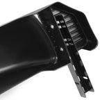 Glossy Black 2 SINGLE AXLE TRAILER FENDERS FOR 13" WHEELS TIRES SKIRT BOAT PAIR