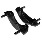 Glossy Black 2 SINGLE AXLE TRAILER FENDERS FOR 13" WHEELS TIRES SKIRT BOAT PAIR