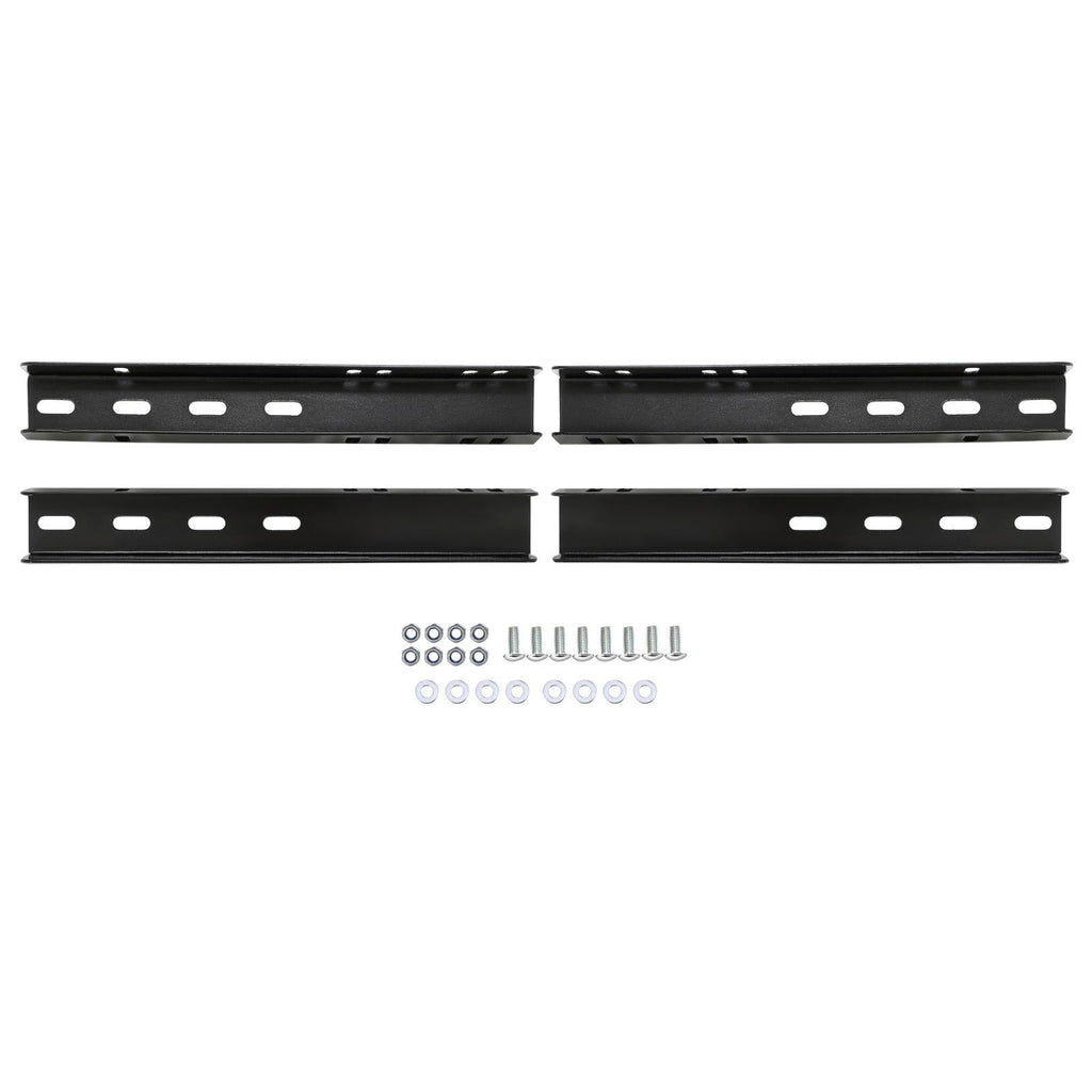 Glossy Black 2 SINGLE AXLE TRAILER FENDERS FOR 13" WHEELS TIRES SKIRT BOAT PAIR