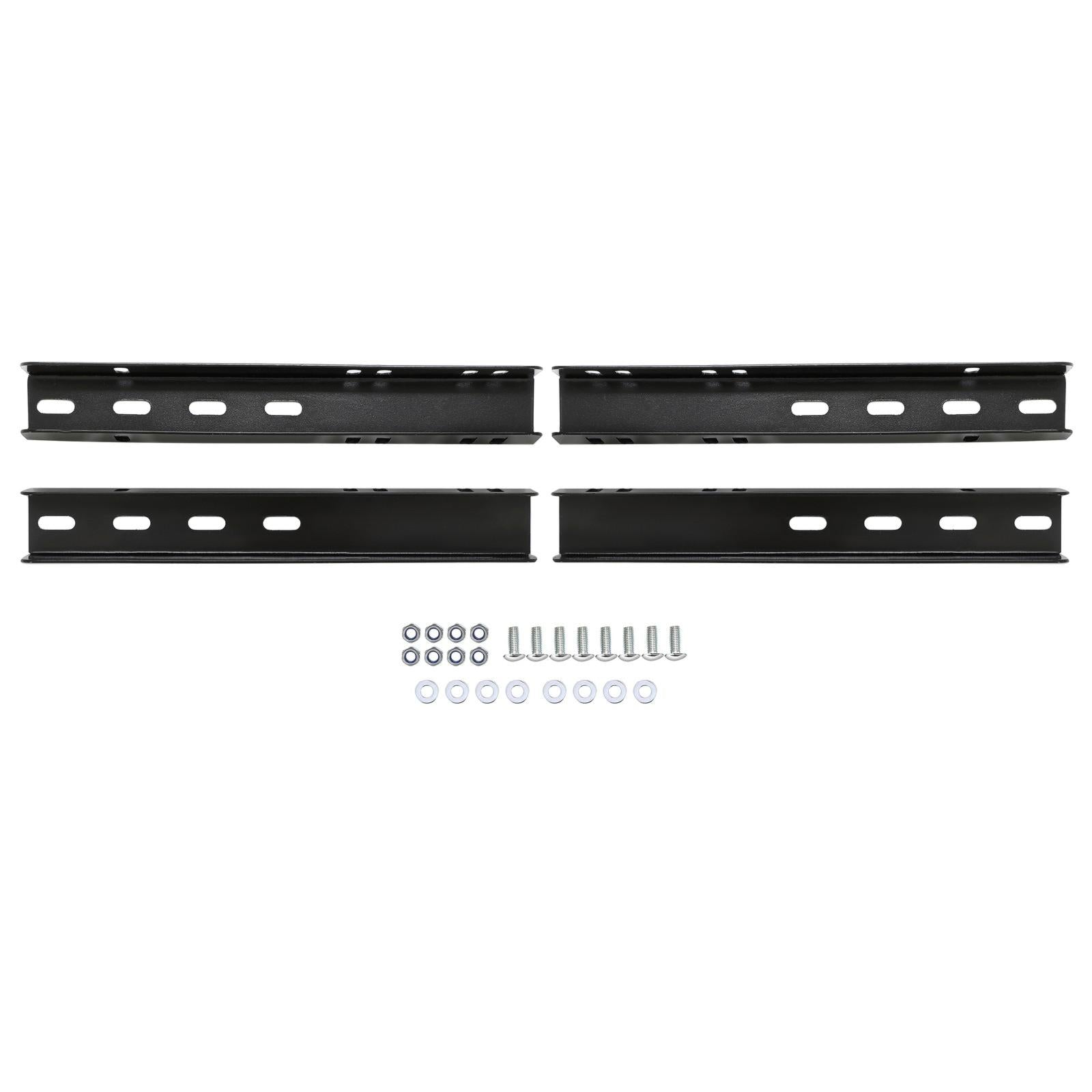 Glossy Black 2 SINGLE AXLE TRAILER FENDERS FOR 13" WHEELS TIRES SKIRT BOAT PAIR