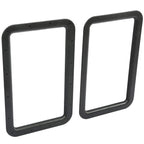 Travel Trailer RV Camper Black Entrance Door Window Interior & Exterior Frame