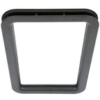 Travel Trailer RV Camper Black Entrance Door Window Interior & Exterior Frame