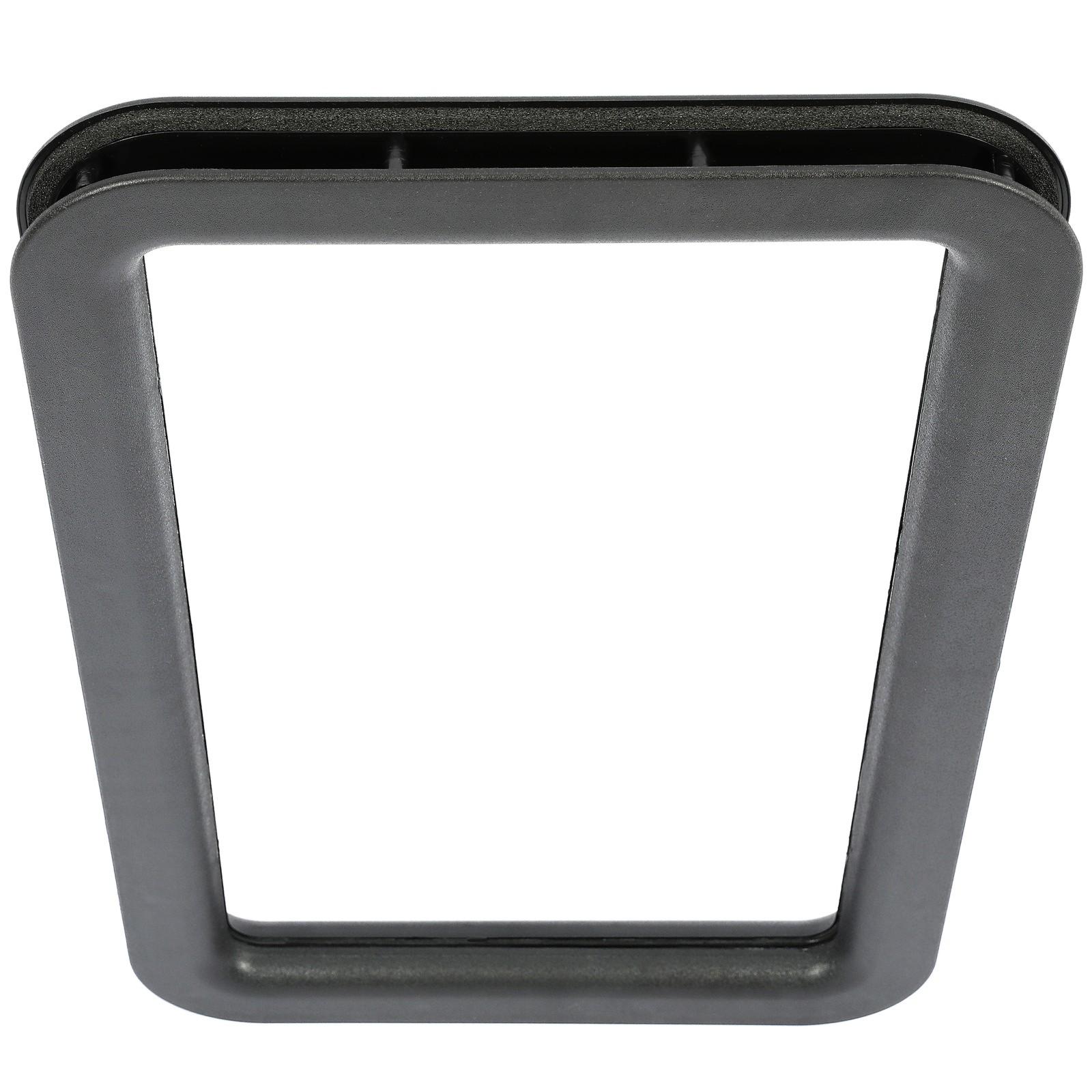 Travel Trailer RV Camper Black Entrance Door Window Interior & Exterior Frame