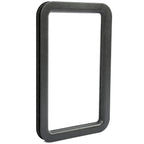 Travel Trailer RV Camper Black Entrance Door Window Interior & Exterior Frame