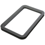 Travel Trailer RV Camper Black Entrance Door Window Interior & Exterior Frame
