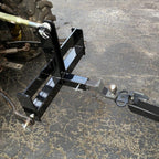 3 Point 2" Receiver Hitch Drawbar W/Suitcase Weight Bracket For CAT 1 Tractors