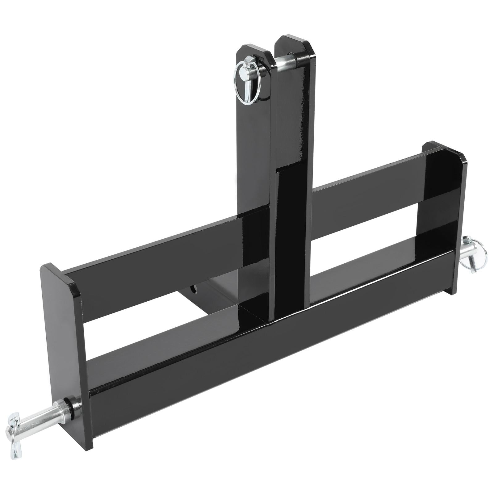 3 Point 2" Receiver Hitch Drawbar W/Suitcase Weight Bracket For CAT 1 Tractors